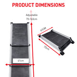 Heavy-Duty Aluminium Telescopic Pet Ramp