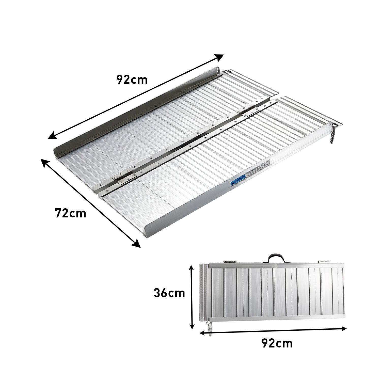 Aluminium Foldable Wheelchair Ramp R01 - 3ft