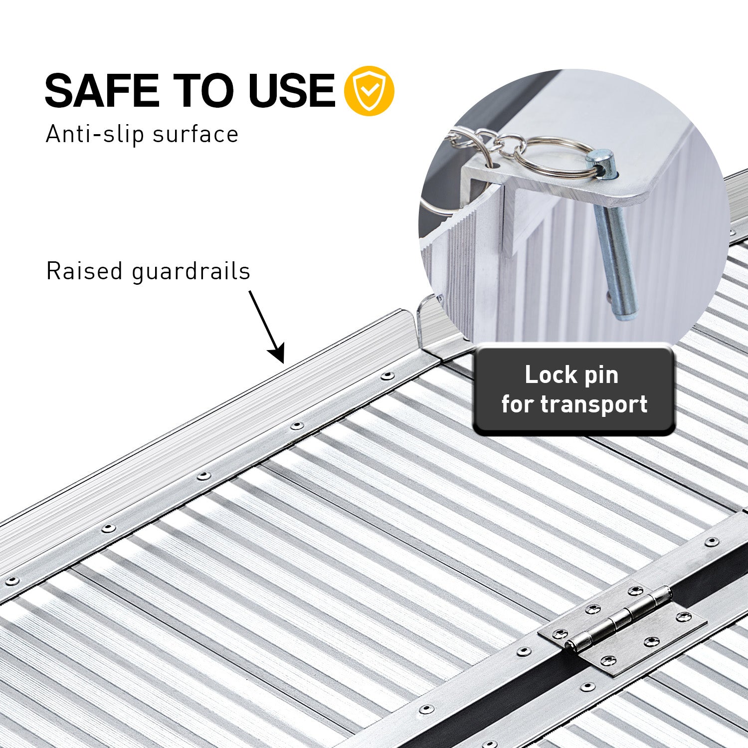 Aluminium Portable Wheelchair Ramp R02 - 4ft