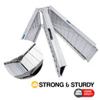 Aluminium Portable Wheelchair Ramp High-Grip R03 - 4ft