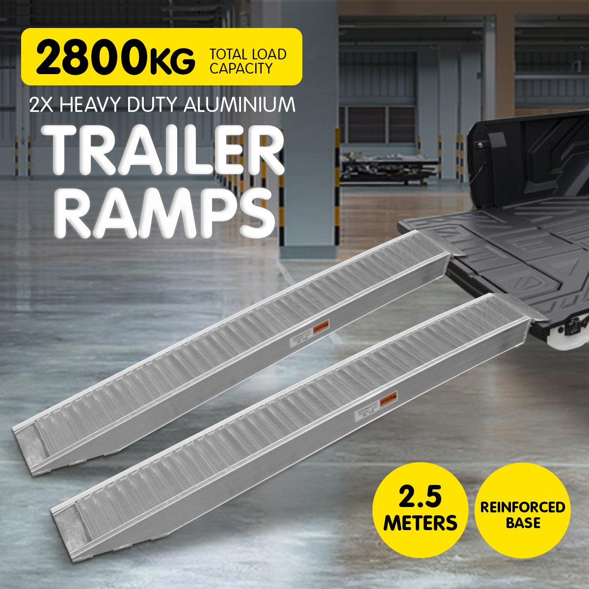 2x Heavy Duty Loading Ramps - 2.5m – Smooth Sales