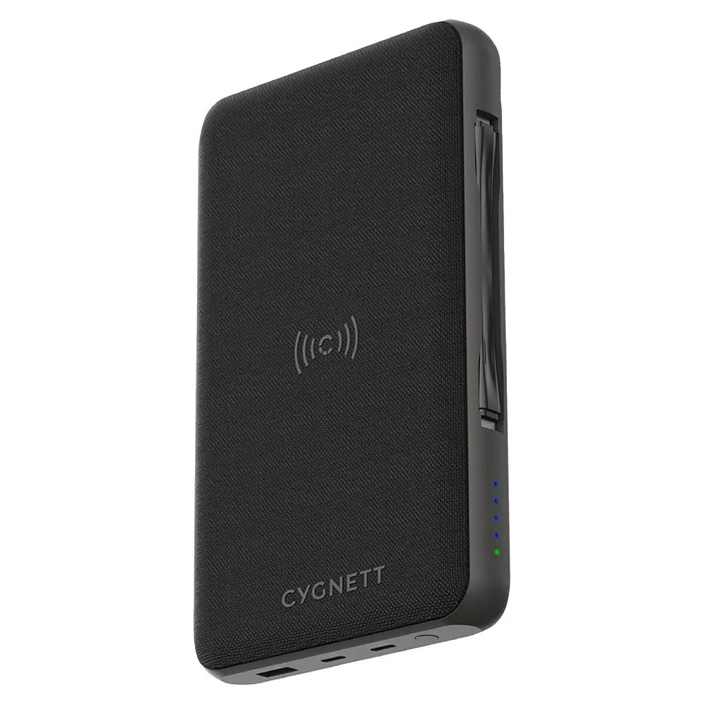 Cygnett ChargeUp Edge+ 27000mAh Wireless Power Bank - Black
