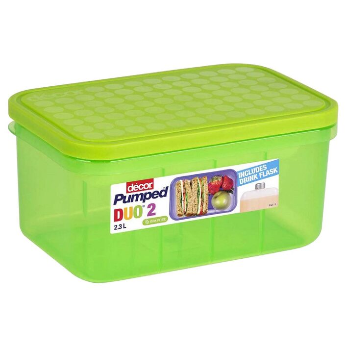 Decor Pumped Duo Lunch Box and Flask Set