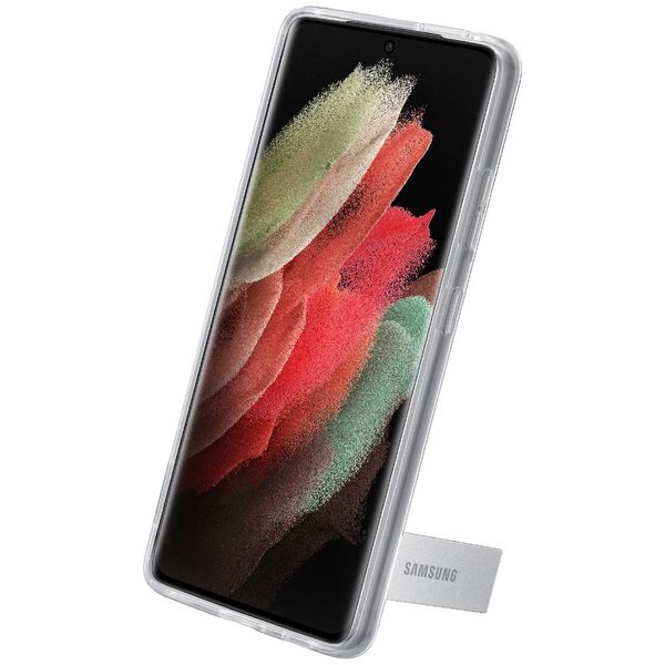 Samsung Galaxy S21 Ultra Stand Cover Case Clear
