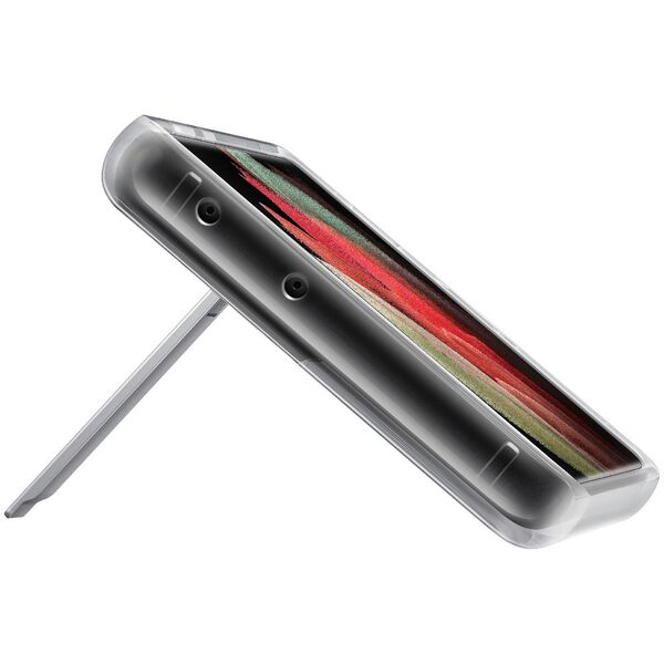 Samsung Galaxy S21 Ultra Stand Cover Case Clear