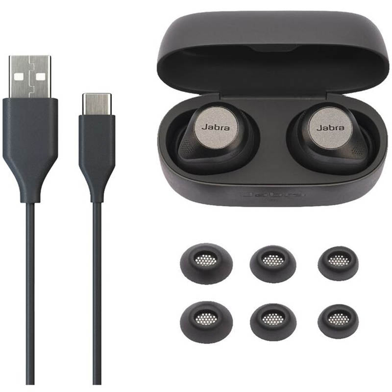 Jabra Elite 85T Earbuds with ANC (Titanium Black)