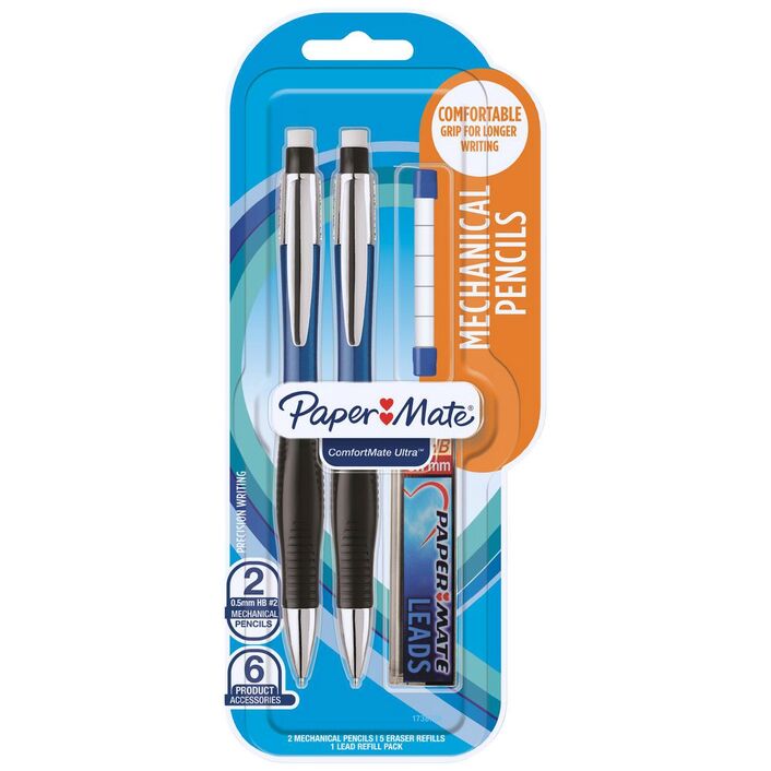 6 Pack x Paper Mate Comfortmate Ultra Mechanical Pencil Pack
