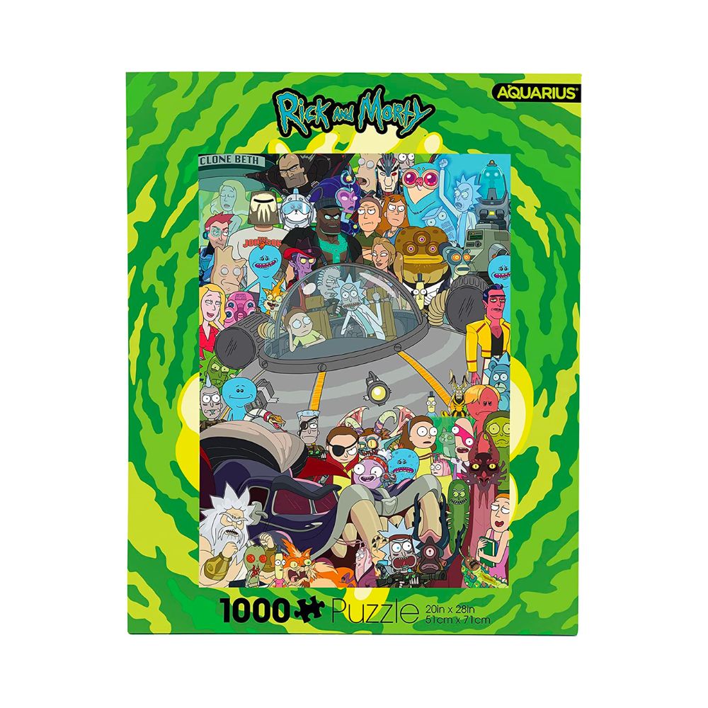 Rick and Morty Cast 1000 Piece Puzzle