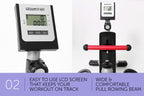 Powertrain Magnetic Flywheel Rowing Machine - Black