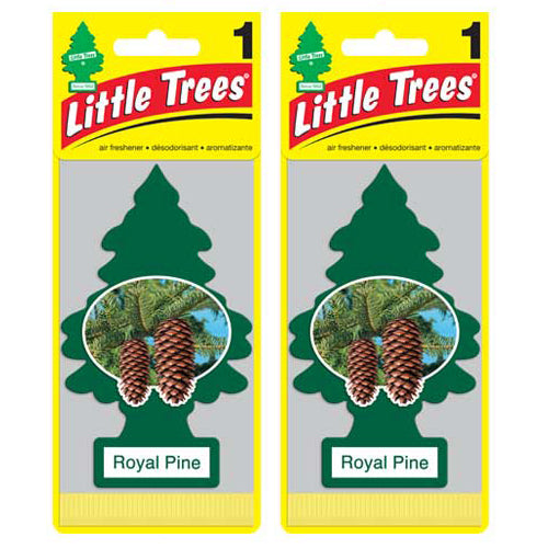 2 Pack x Little Trees Air Freshener - Royal Pine