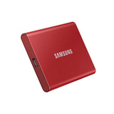 Samsung T7 Portable SSD Drive 1TB Metallic Red