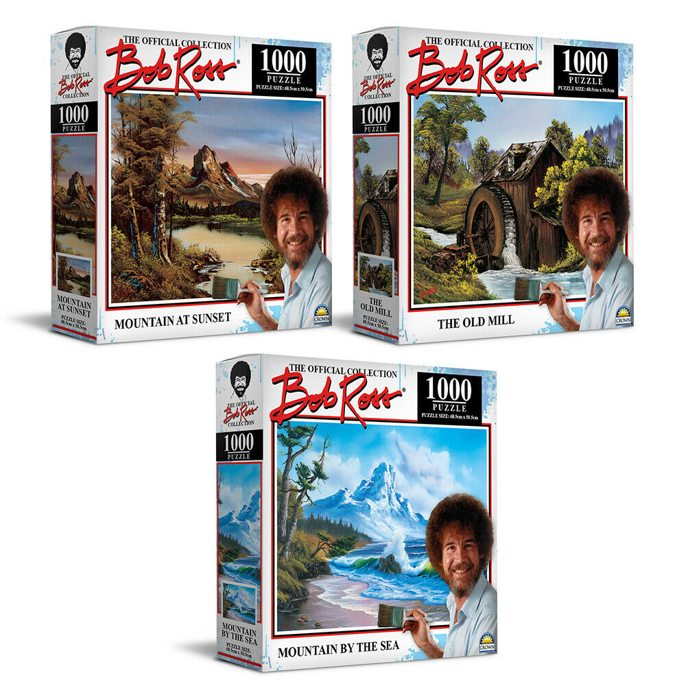 1000 Piece Bob Ross Jigsaw Puzzle - 68.5x50.5cm