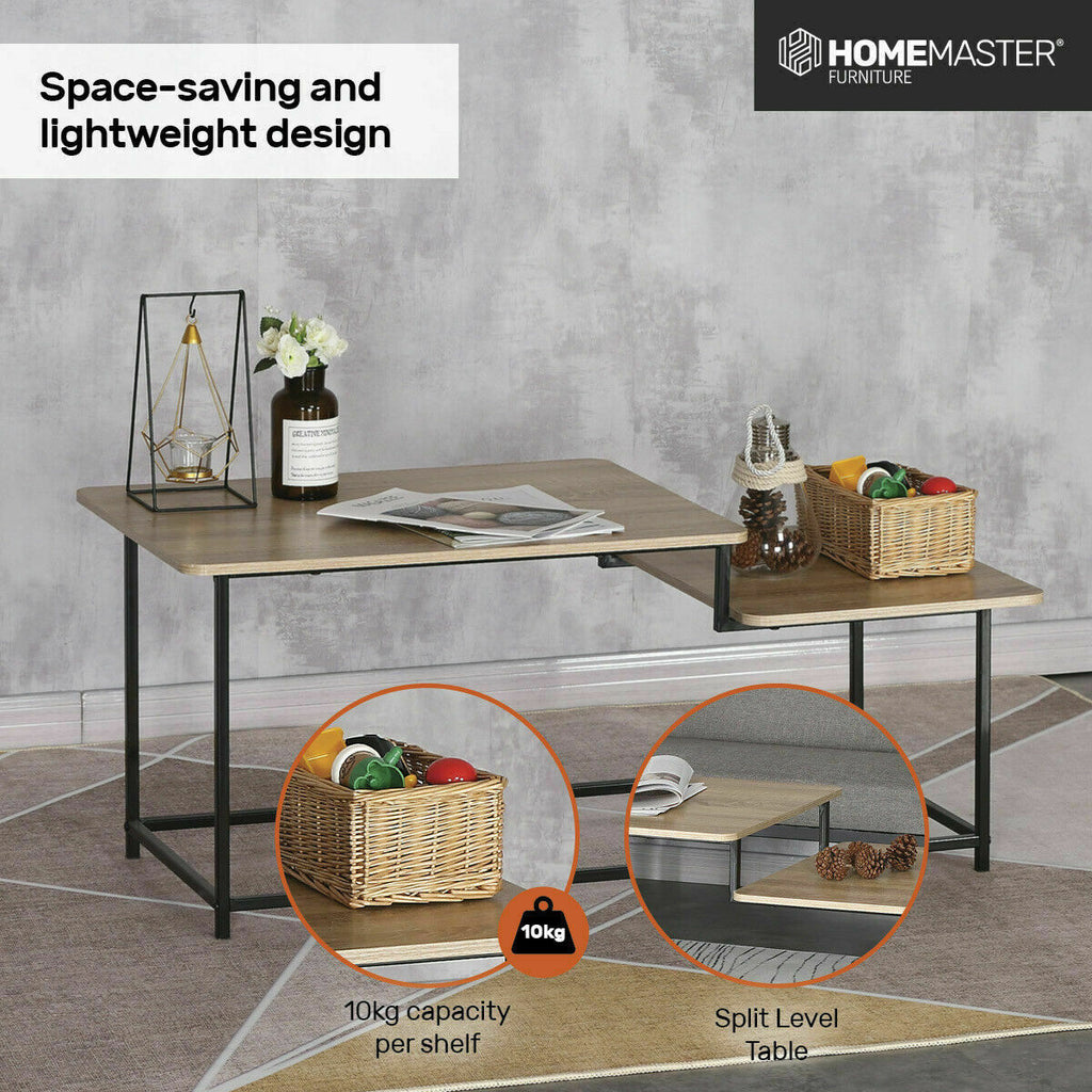 Home Master 2 Tier Coffee Table Stylish Modern Design - 1.9m