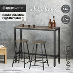 Home Master High Bar Table Nordic Industrial Design - 1m
