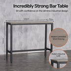 Home Master High Bar Table Nordic Industrial Design - 1m