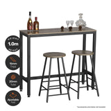 Home Master High Bar Table Nordic Industrial Design - 1m