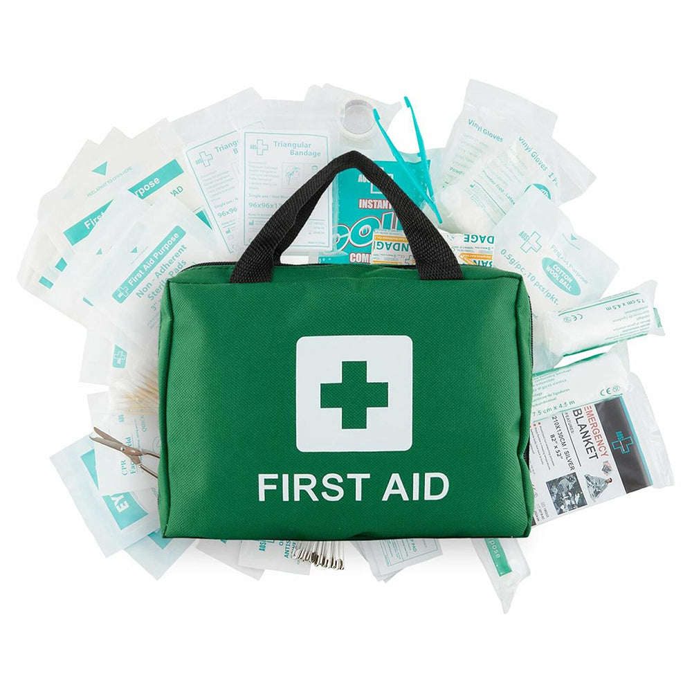 12 Pack x Deluxe First Aid Kit (210 Pieces)
