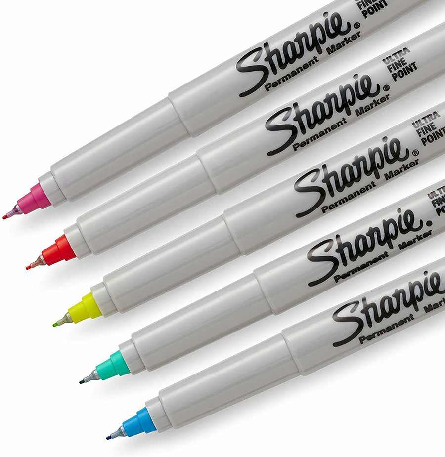 Sharpie Color Burst Permanent Markers Multi Coloured - 5 pack