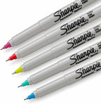 Sharpie Color Burst Permanent Markers Multi Coloured - 5 pack