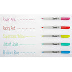 Sharpie Color Burst Permanent Markers Multi Coloured - 5 pack