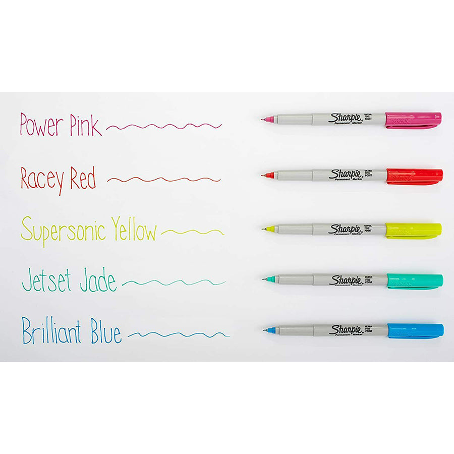 Sharpie Color Burst Permanent Markers Multi Coloured - 5 pack