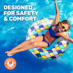 Inflatable Mermaid Swim Ring - 75cm