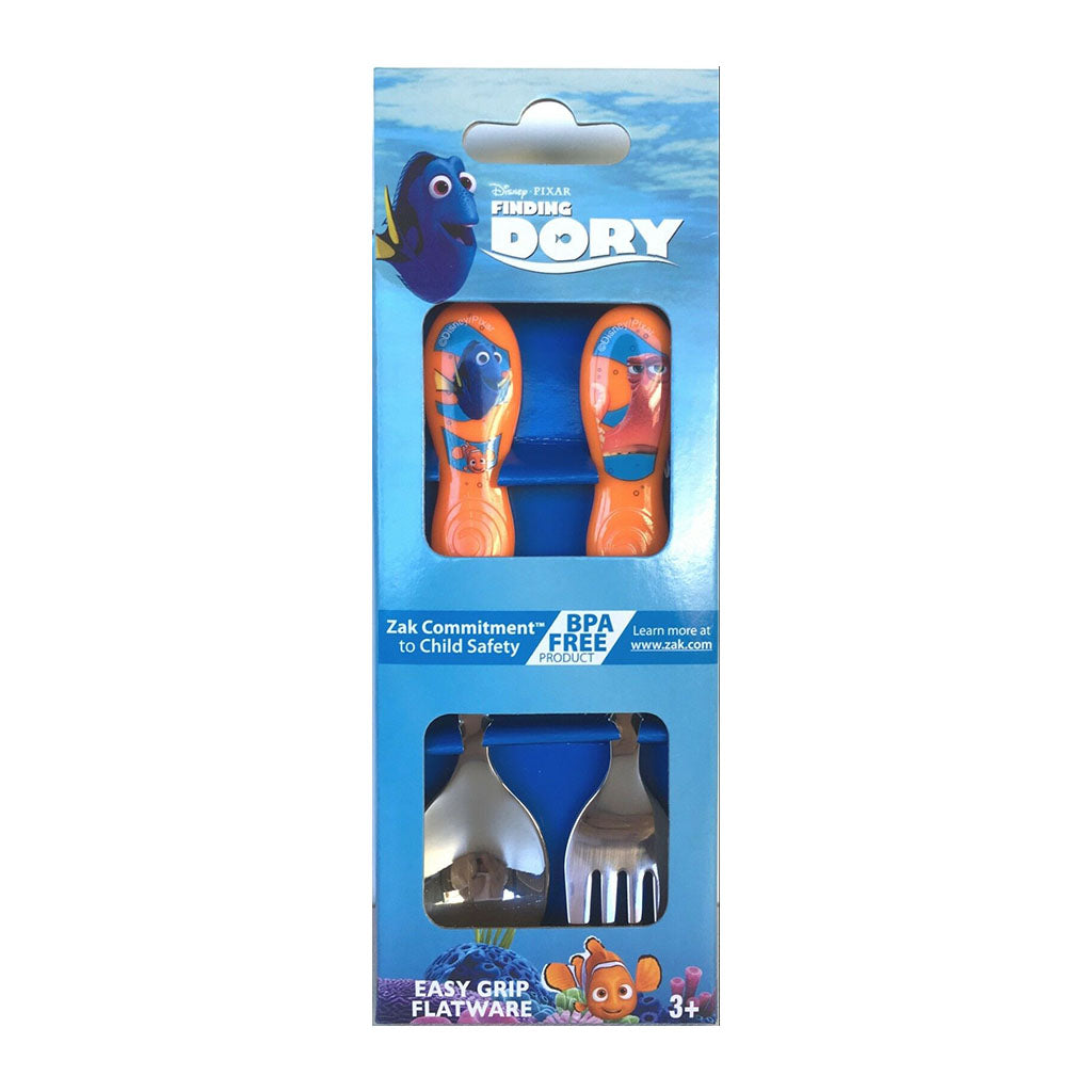 Finding Dory Kids Easy Grip Flatware Spoon & Fork Cutlery Set