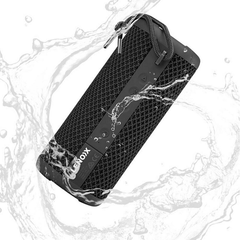 Lenoxx IPX7 Waterproof Bluetooth Speaker - Black