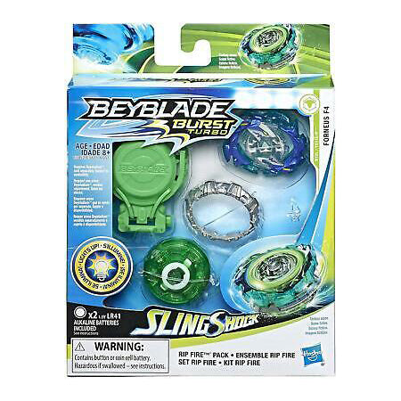 Beyblade Burst Slingshock Rip Fire Starter Pack Forneus F4
