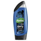 Radox Men Sporty 2-in-1 Shower Gel & Shampoo 250mL