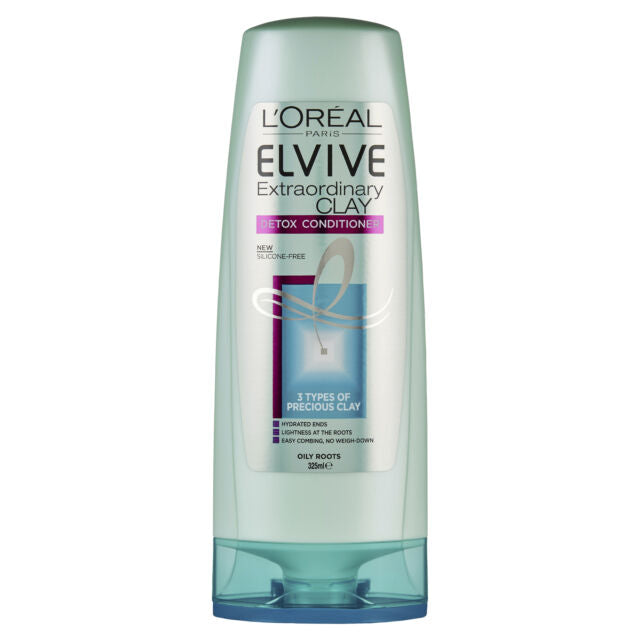 L'Oreal Elvive Extraordinary Clay Detoxing Conditioner 325ml