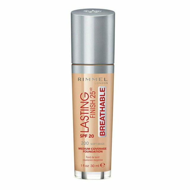 Rimmel Lasting Finish Breathable Liquid Foundation 30ml - 200 Soft beige