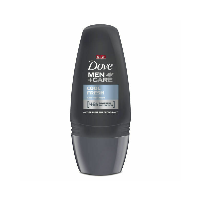 6 Pack x Dove Men+Care Cool Fresh Anti-Perspirant Roll-On - 50mL