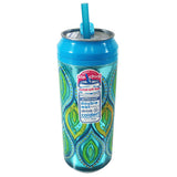 Cool Gear Double Wall Can Drink Bottle With Straw - 473ml