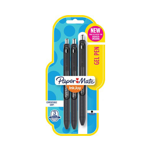 6 Pack x Paper Mate Inkjoy Gel Pens Black 2pc