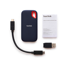 SanDisk Extreme 500 GB External SSD USB 3.1 Gen 2 USB-C - Red/Black