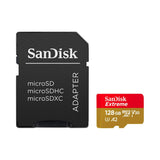 SanDisk 128GB Extreme microSDXC Memory Card With SD Adapter (190MB/s)