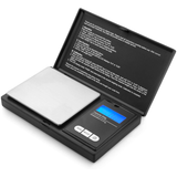 Electronic Portable Digital Weighing Scale with Back-lit LCD Display 200x0.01g Black