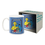 Sesame Street : 'Everything I know' Ceramic Mug - 310mL