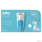 Braun Silk Epil 5-545GS Women's Wet and Dry Cordless Epilator with 3 Extras