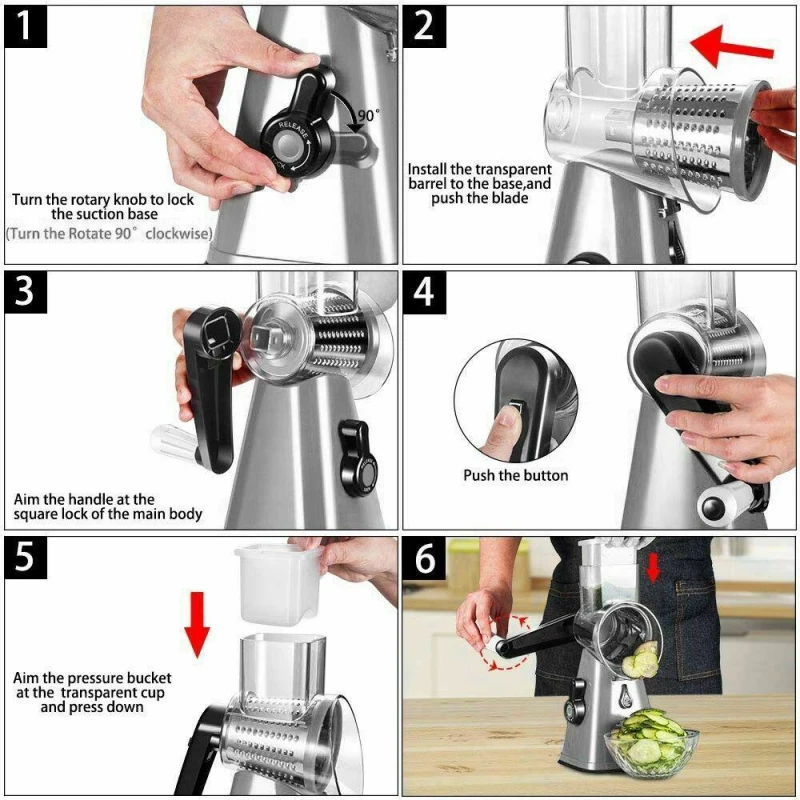 Slicer Deluxe All-In-One Grater & Chopper