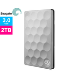 Seagate Backup Plus Ultra Slim 2 TB External Hard Drive - Platinum (STEH2000300)