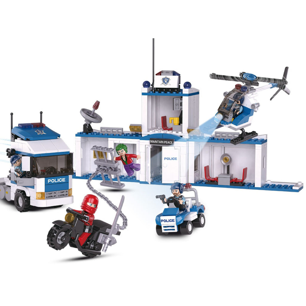 Sluban Building Block POLICE Truck Transformer