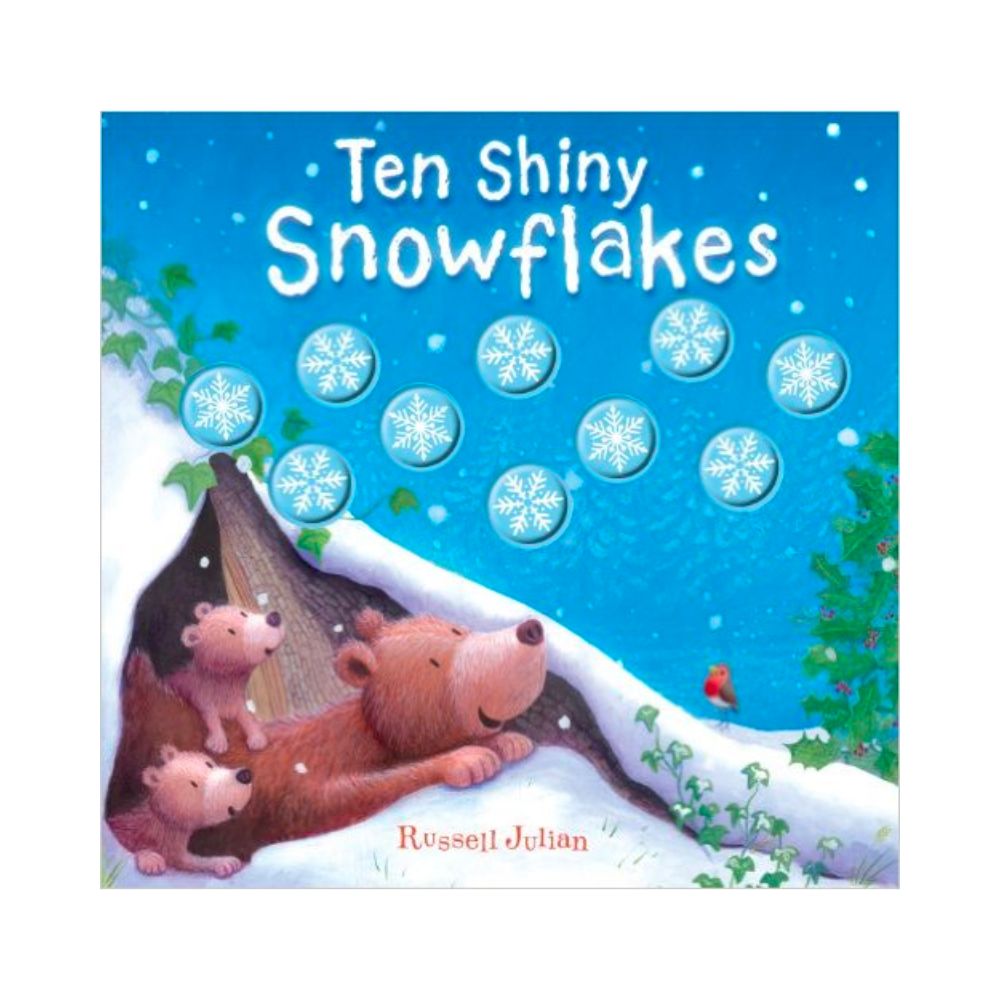 Ten Shiny Snowflakes