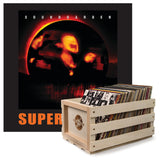 Crosley Record Storage Crate & Soundgarden Superunknown - Double Vinyl Album Bundle