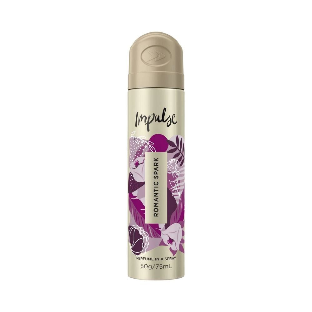 6 Pack x Impulse Body Fragrance - Romantic Spark - 75ml