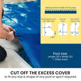 HydroActive QuadCell Swimming Pool Cover 500 Micron 11m x 6.2m