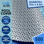 HydroActive QuadCell Swimming Pool Cover 500 Micron 12m x 6.4m