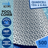 HydroActive QuadCell Swimming Pool Cover 500 Micron 12m x 6.4m