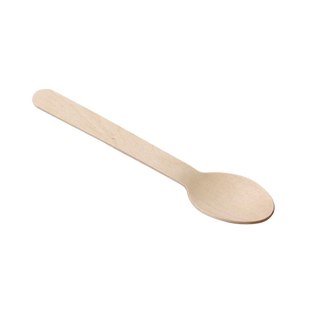 2 Pack x Lemon & Lime Eco 15.5cm Wooden Spoons 12pc
